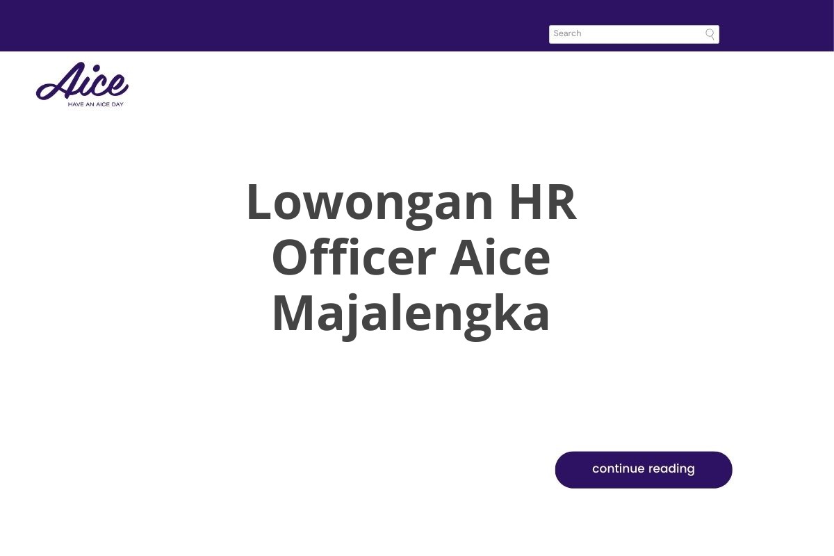 Lowongan HR Officer Aice Majalengka