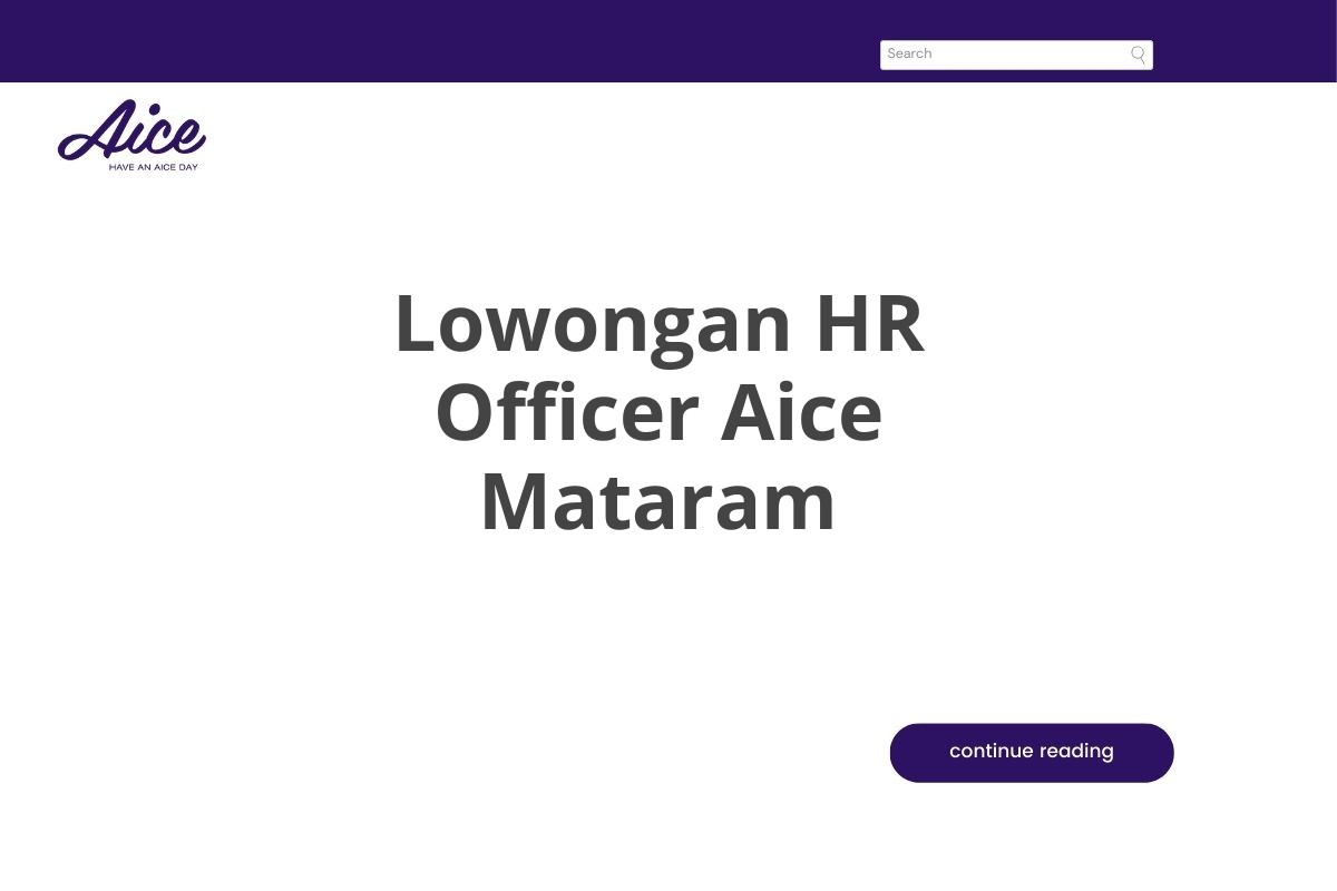 Lowongan HR Officer Aice Mataram